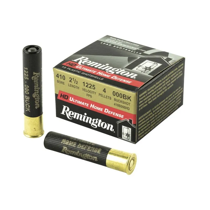 Remington 410ga Ultimate Defense BuckShot 2-1/2" 000Bk 15rd