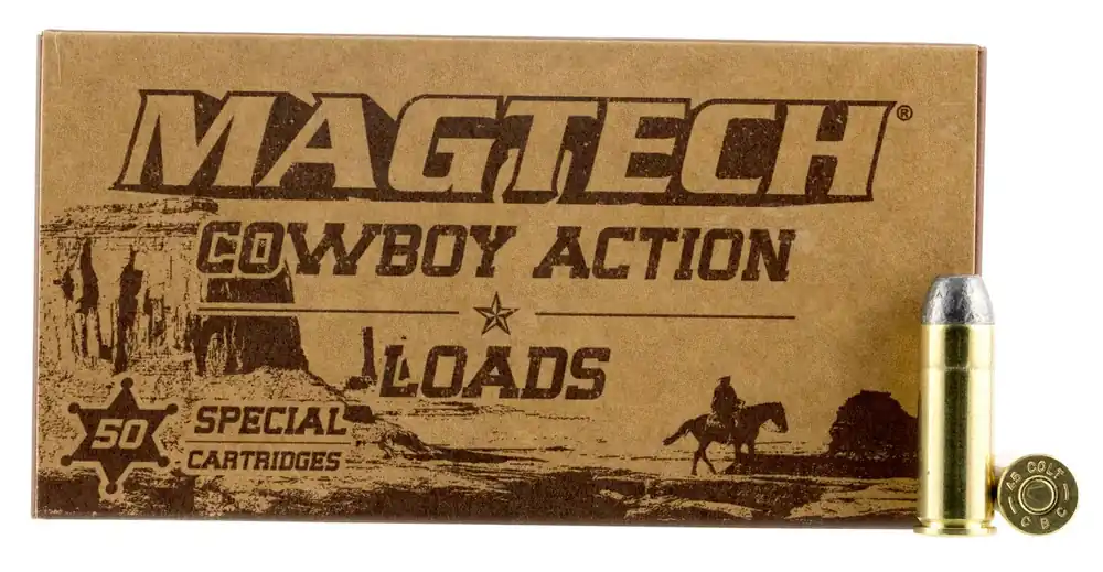 Magtech 45F Cowboy Action Pistol Ammo 45 LC, LFN, 200 Gr, 705 fps