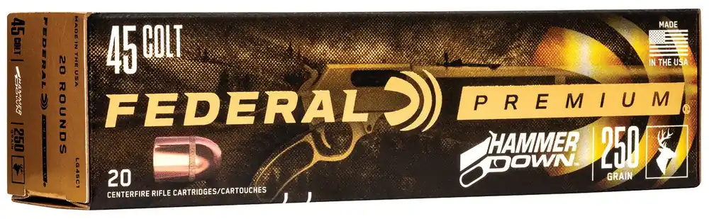 Federal Premium HammerDown 45 Colt 250 gr Bonded Hollow Point 20 Per Box