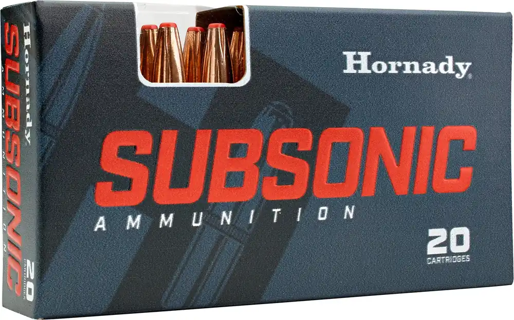 Hornady Subsonic 45-70 Gov. 410 Gr. Sub X 20/Box