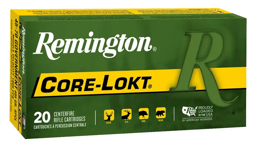 Remington Core-Lokt 45-70 Gov. 405 Gr. SPCL 20/Box