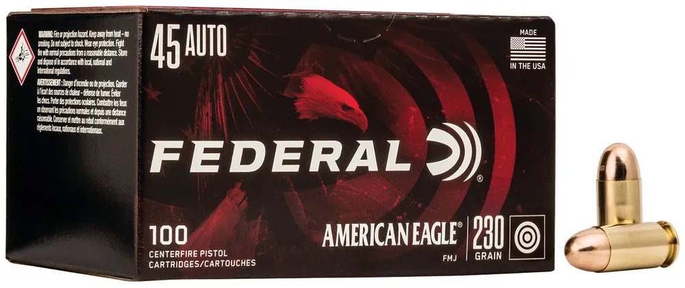 Federal American Eagle 45 Auto 230 Gr. FMJ 100/Box
