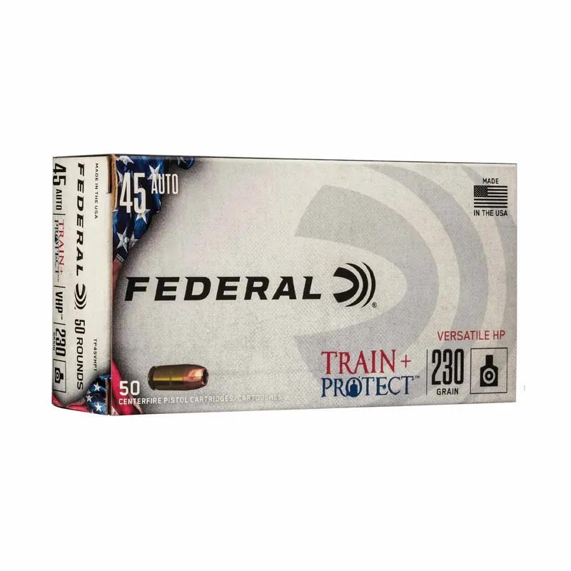 Federal 45acp 230gr HP Train & Protect 50rd