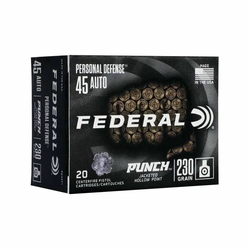 Federal Punch 45acp 230gr HP 20rd-BOX