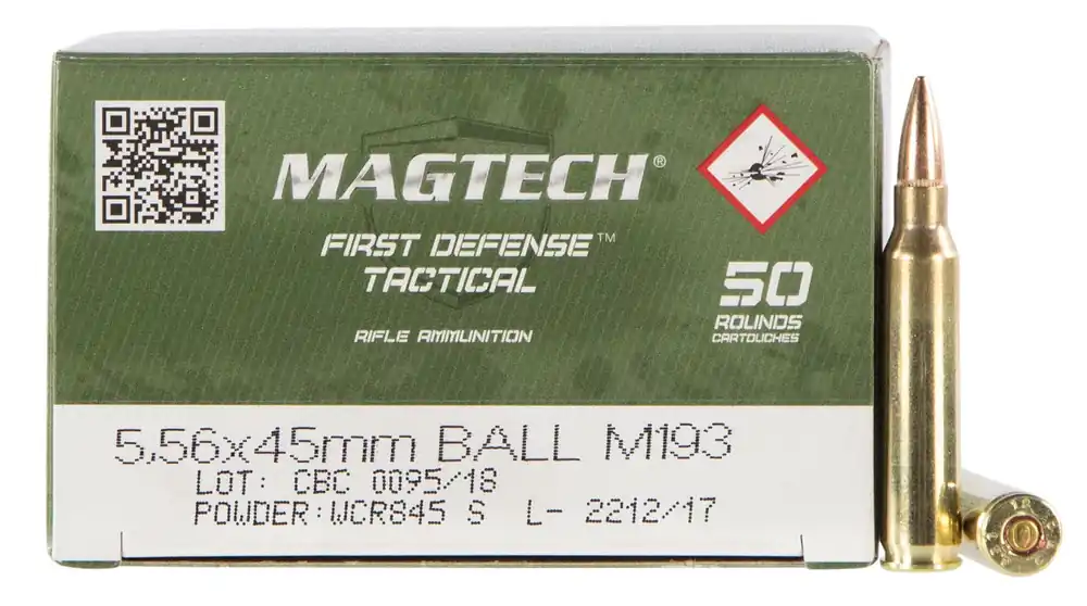 Magtech Tactical/Training 5.56 Nato FMJ 55 Gr. 50/Box