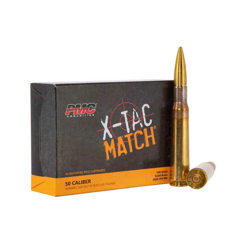 PMC 50 BMG 740gr X-TAC 10rd BOX