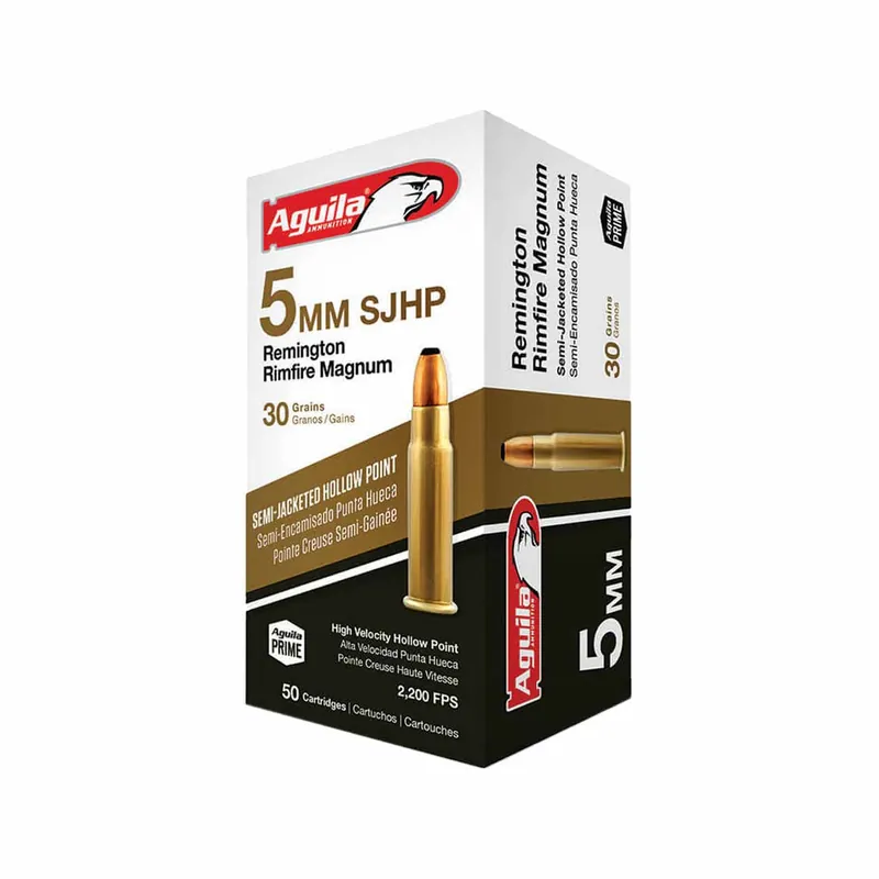 Aguila Target & Range 5mm Rem 30 Gr SJHP 50/Box