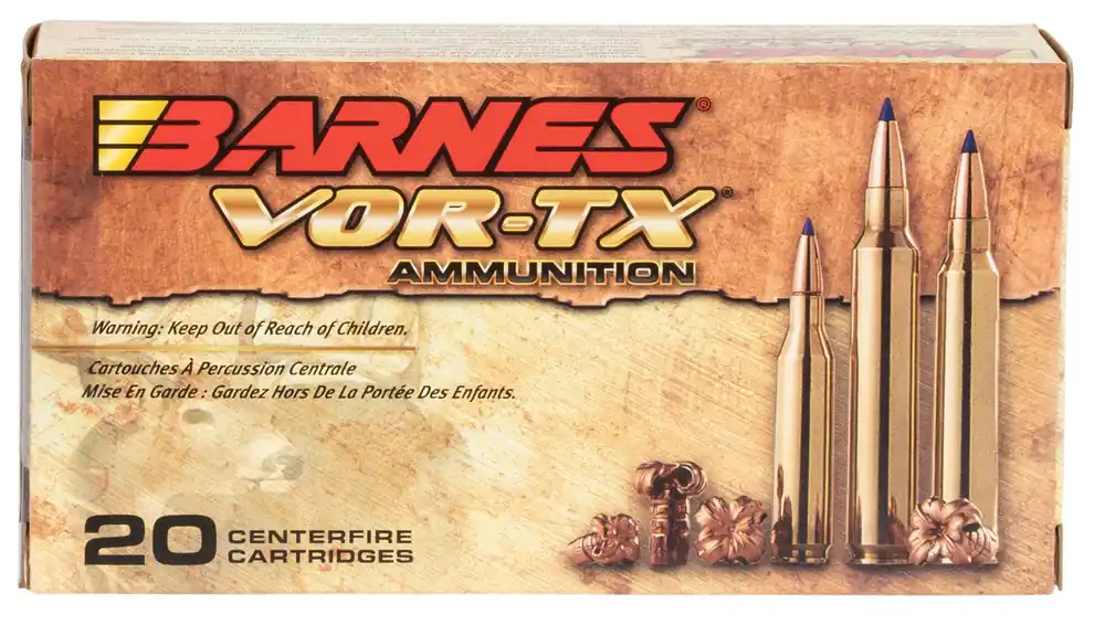 Barnes VOR-TX Rifle 6.5 Creedmoor 120 Gr. Tipped TSX Boat Tail 20/Box