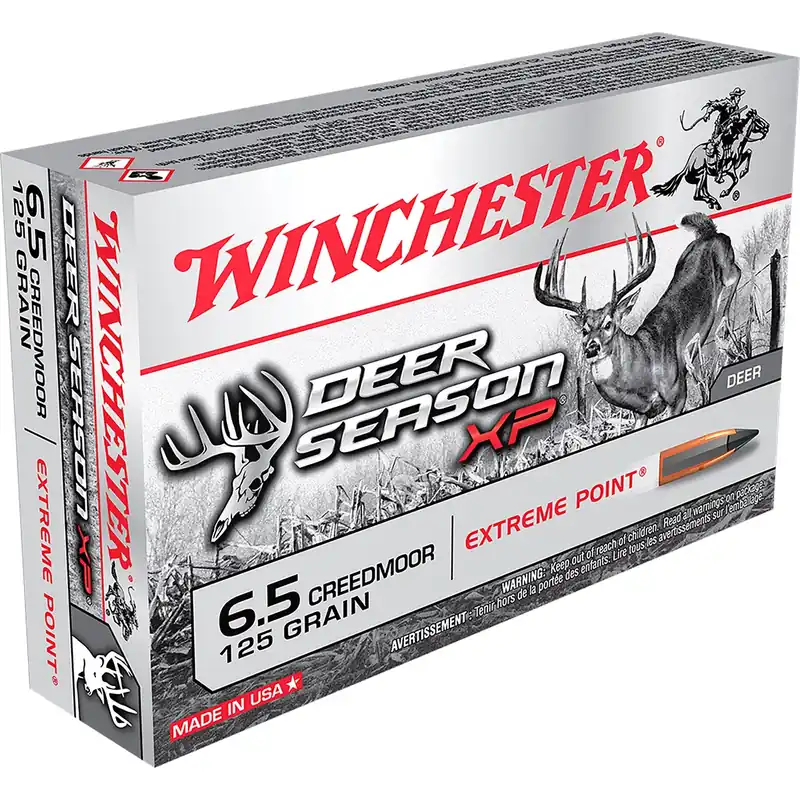 Winchester Ammo Deer Season XP 6.5 Creedmoor 125 gr Extreme Point 20/Box