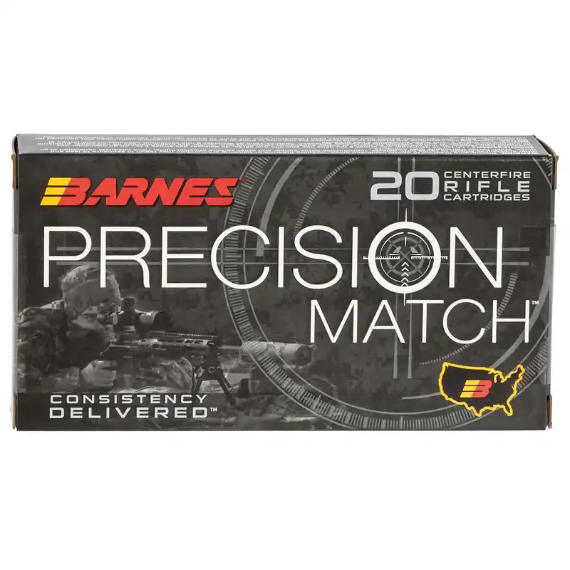 Barnes Bullets Precision Match 6.5 Creedmoor 140 Gr Open Tip Match Boat-Tail 20/Box