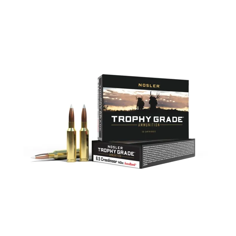 Nosler 6.5 Creedmoor 140GR AccuBond Trophy Grade