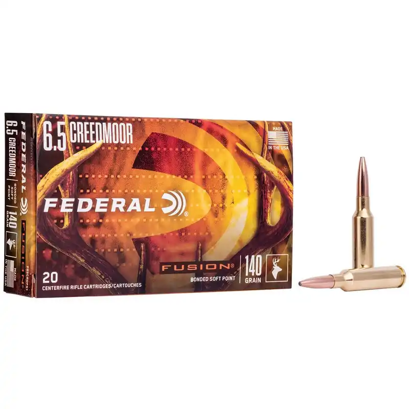 Federal Fusion 6.5 Creedmoor 140 gr Fusion Soft Point 20/Box