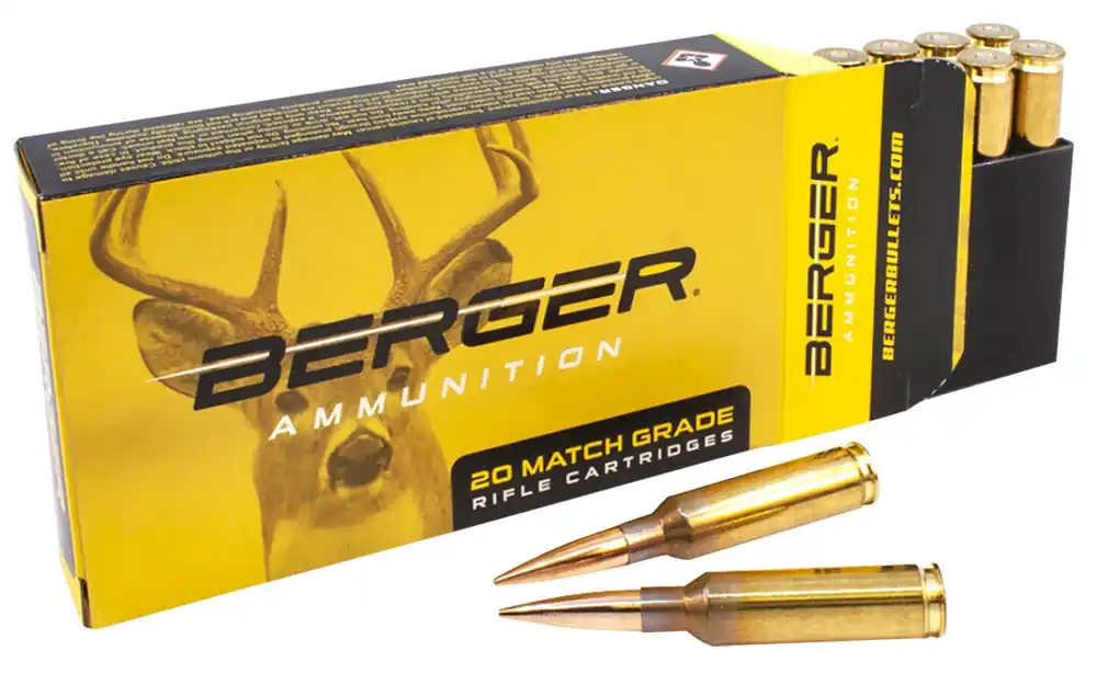 Berger Target Rifle 6.5 Creedmoor 156 Gr. Hybrid 20/Box