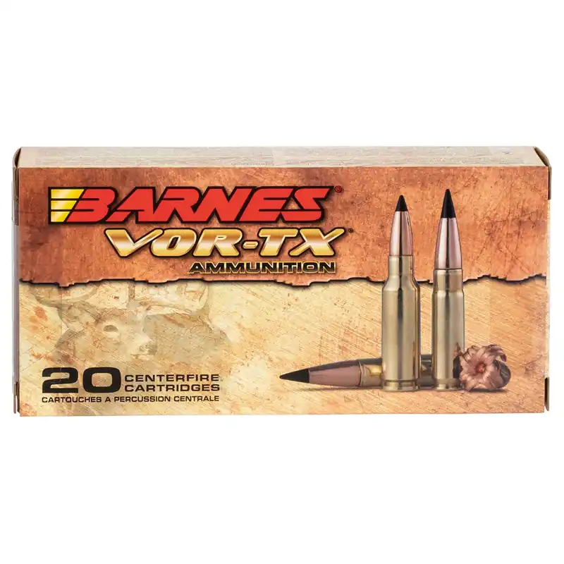 Barnes Bullets VOR-TX Rifle 6.5 Grendel 115 gr, Tipped TSX Boat-Tail, 20/Box