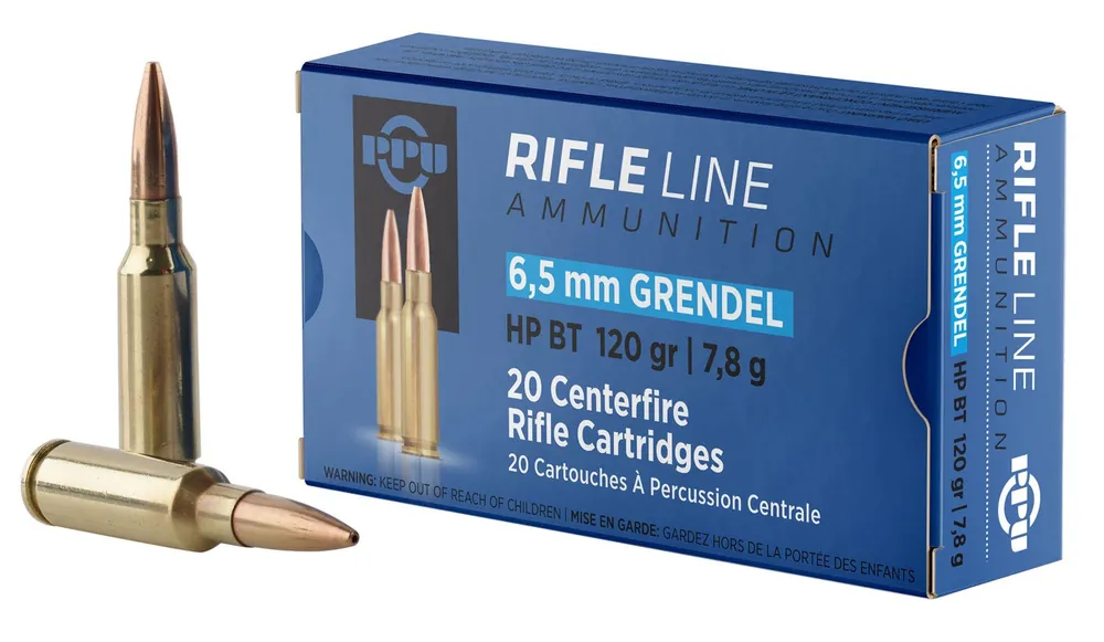 PPU Standard Rifle 6.5 Grendel 125 Gr. HPBT 20/Box