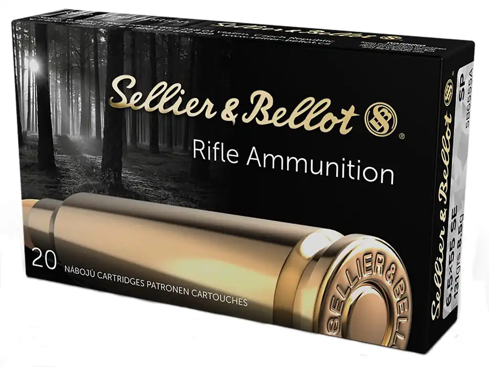 Sellier & Bellot Rifle 6.5x55 Swedish 131 Gr. Soft Point 20/Box