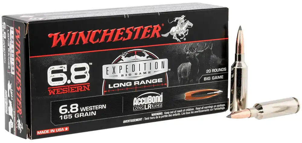 Winchester Expendition Big Game Long Range 6.8 Western 195 Gr. Nosler AccuBond Long-Range 20/Box