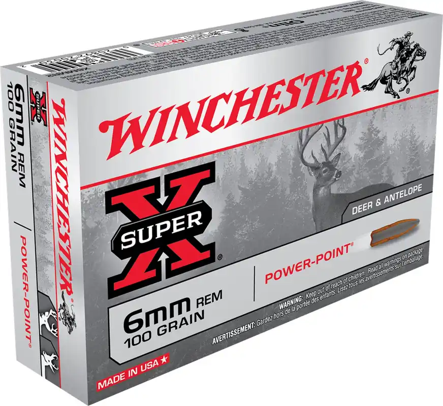 Winchester Power-Point 6MM 100 Gr. Power-Point 20/Box