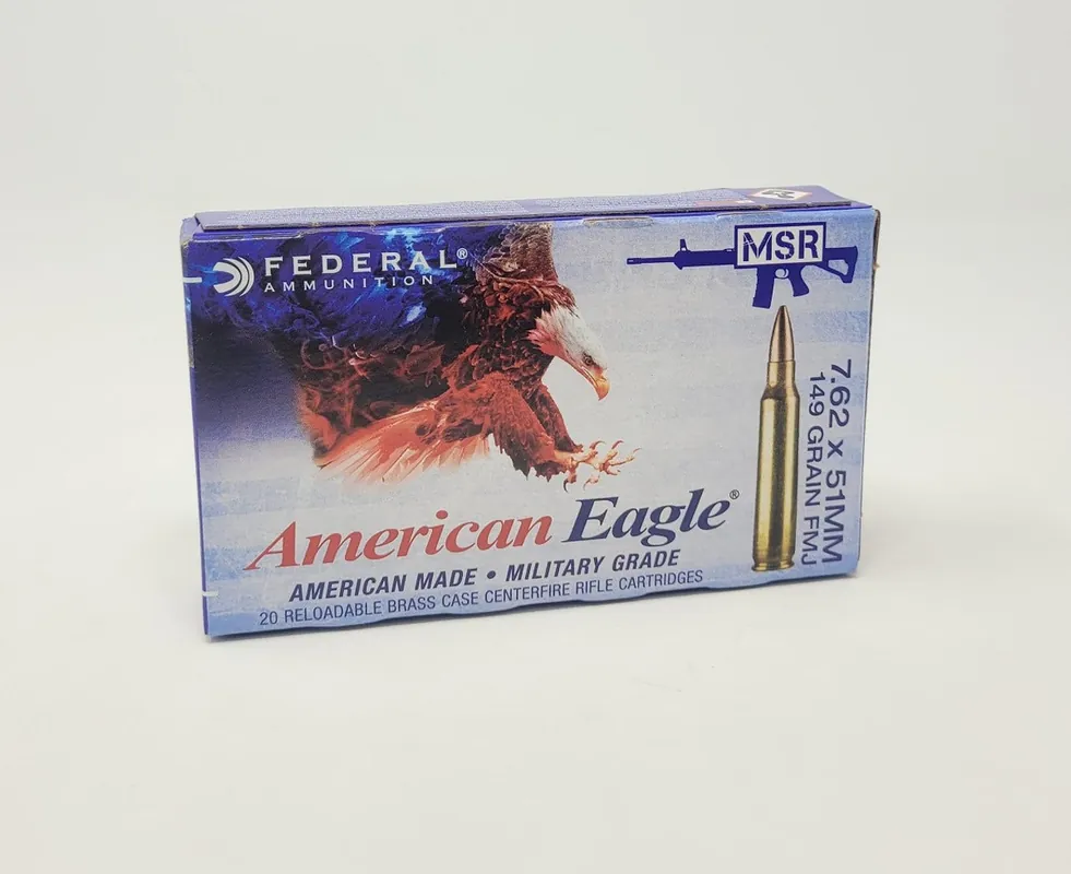 Federal 7.62 NATO 149 Grain FMJ 20 rounds XM80CL