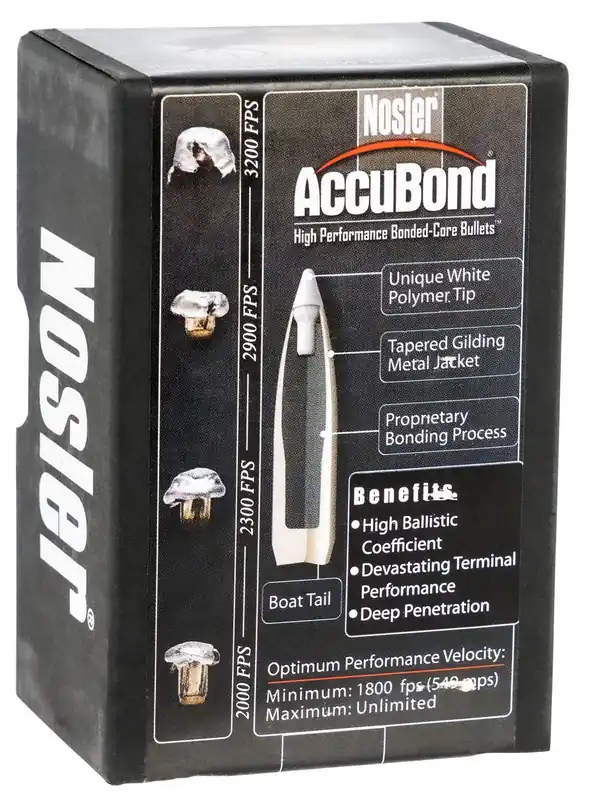Nosler AccuBond 7mm .284 150 Gr. Spitzer Point 50/Box