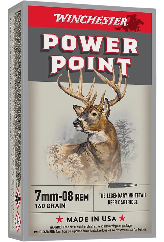 Winchester Power-Point 7mm-08 Rem. 140 Gr. PP 20/Box
