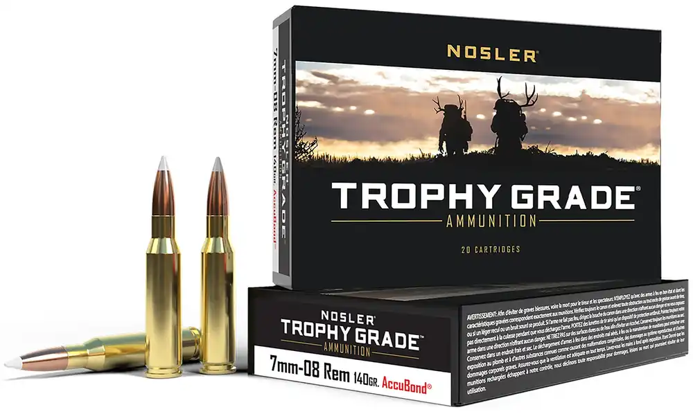 Nosler Trophy Grade 7mm-08 Remington 140 Gr. Nosler AccuBond 20/Box