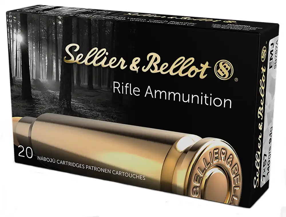 Sellier & Bellot Rifle 7x57mm Mauser 140 Gr. FMJ 20/Box