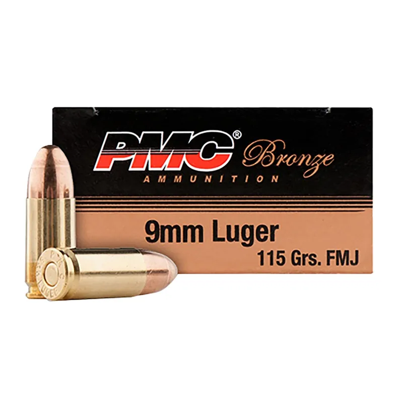 PMC Bronze Battle Pack 9mm Luger 115 gr Full Metal Jacket (FMJ) 300/Box