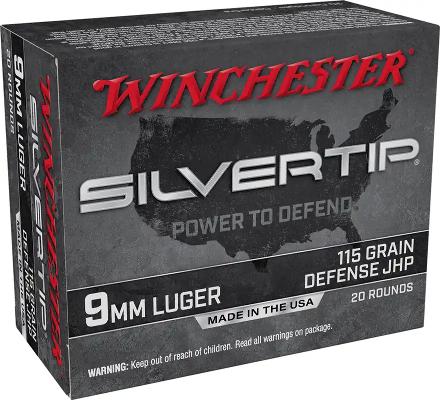 Winchester Silvertip 9MM 115 Gr. JHP 20/Box
