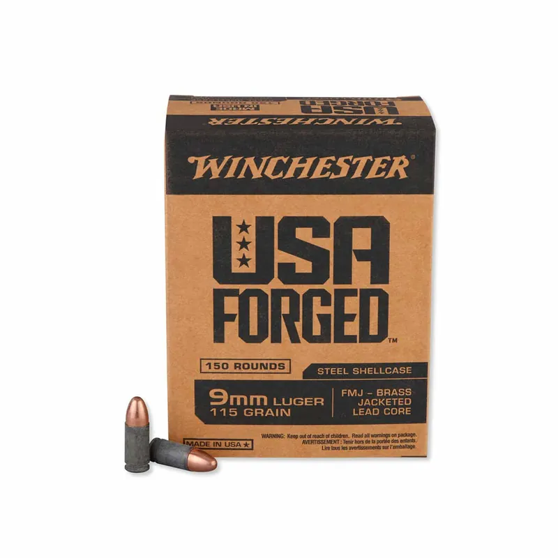 Winchester 9mm Forged Precision 115gr 50rd
