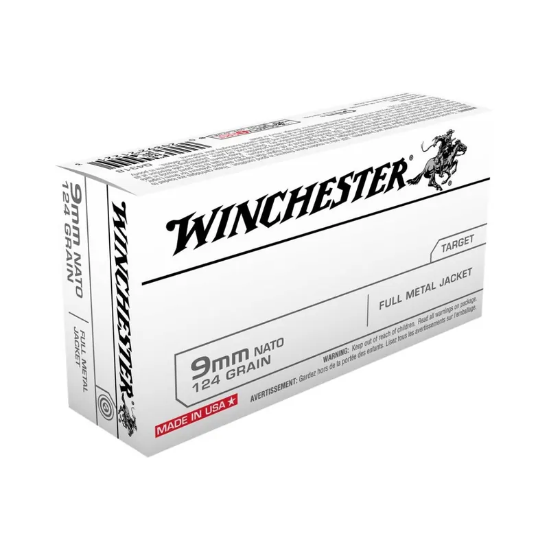 Winchester 9MM NATO 124GR FMJ 5rd