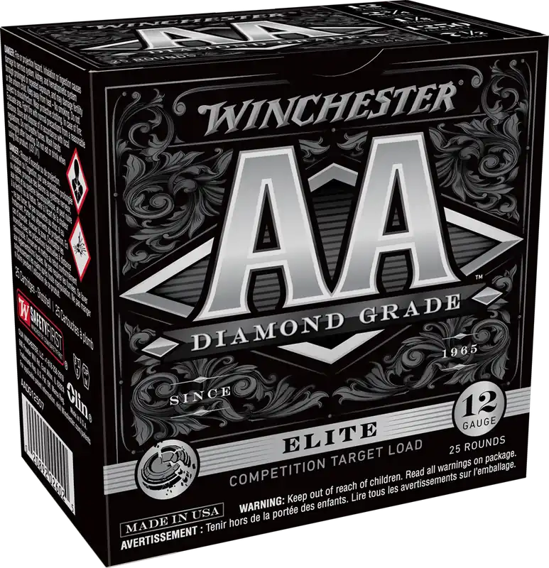 Winchester AA Diamond Grade Shotshell 12 GA 2-3/4" 1-1/8 oz. 7 Shot 25/Box