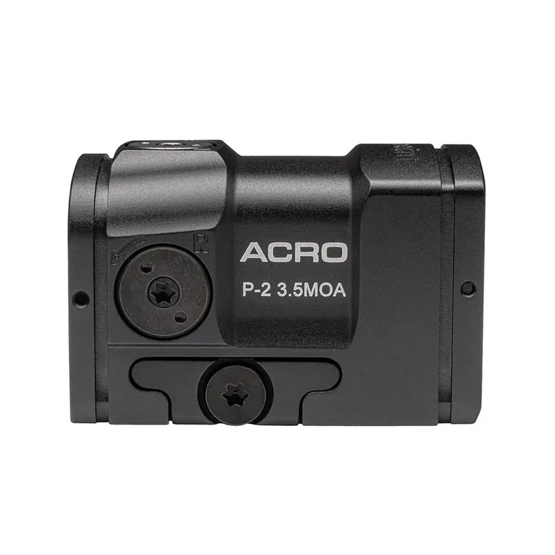 Aimpoint ACRO P-2 Red Dot Reflex Sight 3.5 MOA 4 Night/6 Day Settings CR2032 Powered Glass Lens Parallax Free Black Aluminum
