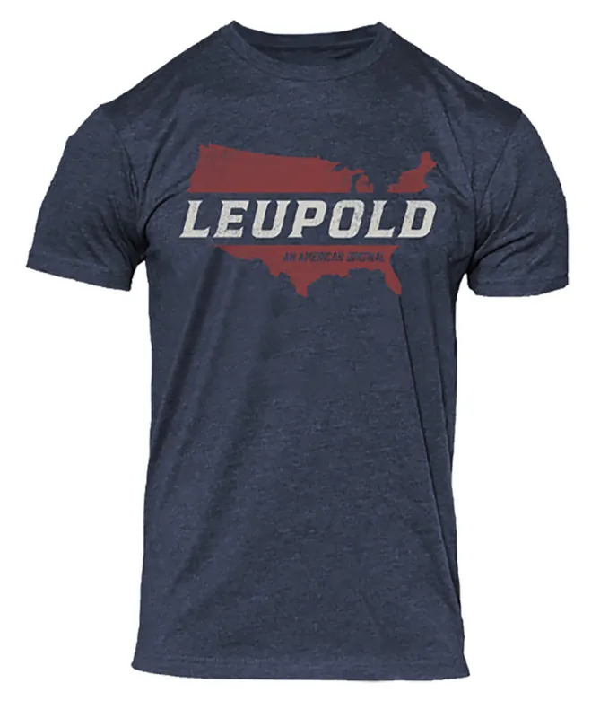Leupold American Original Tee Navy Heather Medium