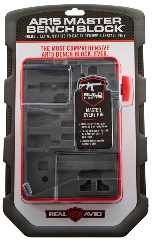 Real Avid Master Bench Block Black Polymer Resin AR Platforms