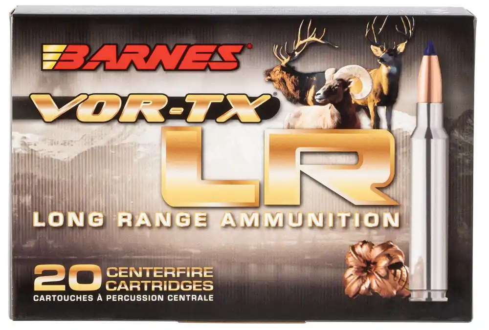 Barnes VOR-TX Long Range 7mm Rem Mag 139 Gr. LRX Boat Tail 20/Box