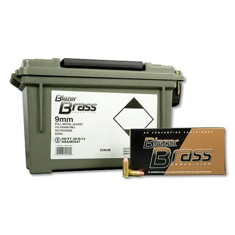 CCI Blazer 9mm 115Gr 350/Box 52002
