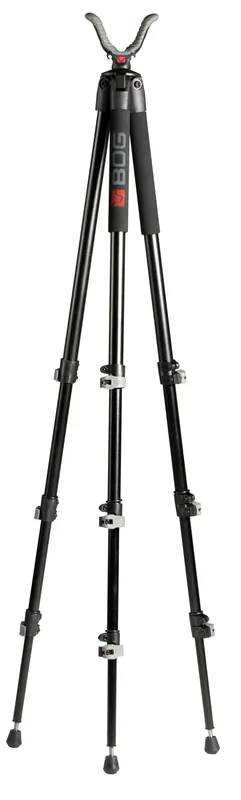 Bog-Pod Folding Tripod Adrenaline made of Black Finish Aluminum with Foam Grip