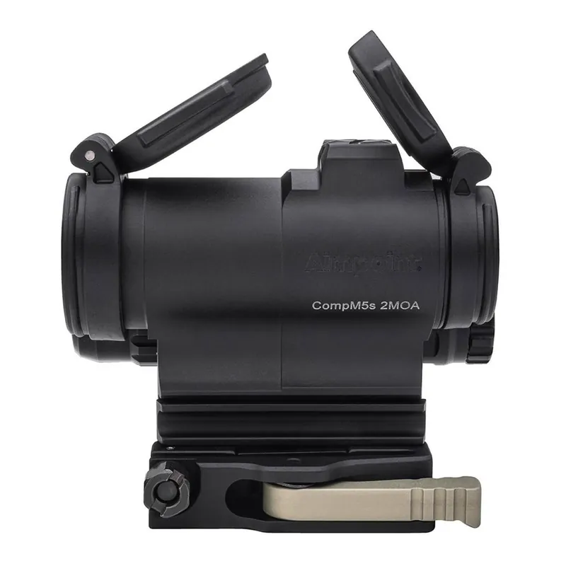 Aimpoint CompM5s Red Dot Reflex Sight AR-Ready 2 MOA 4 Night/6 Day Brightness Settings AAA Battery Powered Black Aluminum