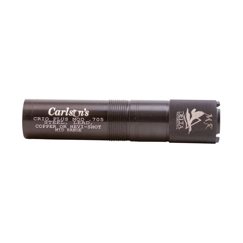 Carlson‘s Choke Tubes Delta Waterfowl Extended Choke Benelli Crio Plus 12 GA Mid-Range Choke Tube