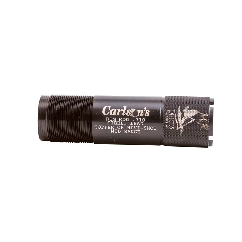 Carlson‘s Rem-Choke Tube 12ga Waterfowl Mid-Range Non-ported Stainless Steel Black