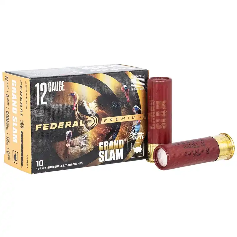 Federal Premium Grand Slam 12 Gauge 3" 1 3/4 oz 1200 fps 6 Shot 10/Box
