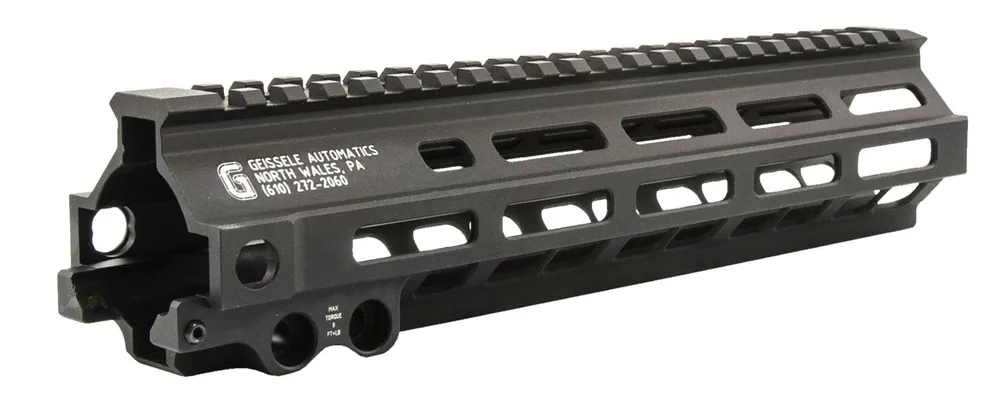Geissele Automatics Super Modular Rail MK8 M-LOK AR Handguard 9.30" Black 05284B