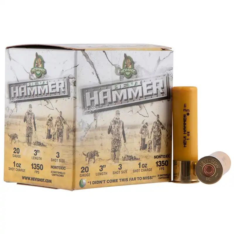 Hevi-Shot Hevi-Hammer 20 Ga 3 Inch 3 Shot 1 oz 25/Box