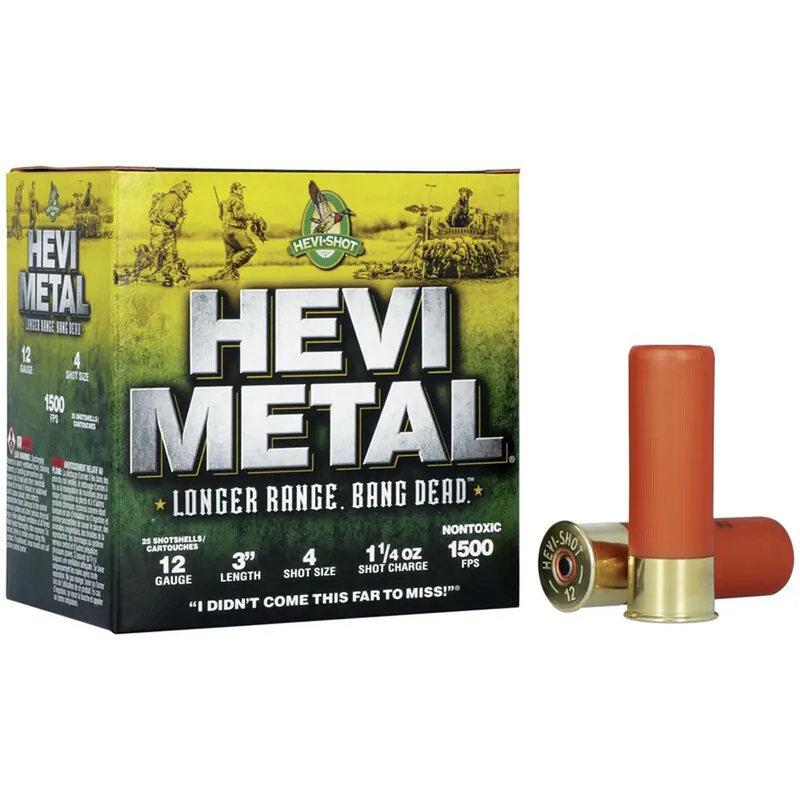 HEVI-Metal Longer Range 12 GA 3" 25/Box