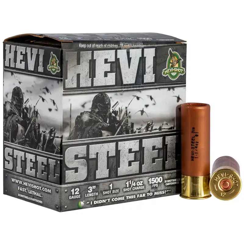 Hevi Shot Hevi Steel 12G 3" 1 1/4OZ 1 Shot 25/Box