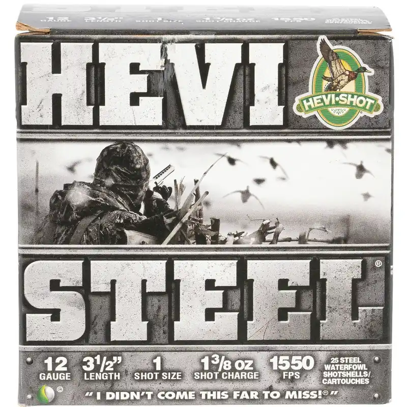 Hevi-Shot Hevi-Steel Waterfowl 12 G 3.50" 1 3/8 oz 1 Shot 25/Box