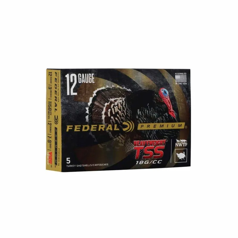 Federal Heavy Weight TSS 12ga 3" 2oz 7&9 Blend Heavyweight Tungsten Shot 5rd Per Box