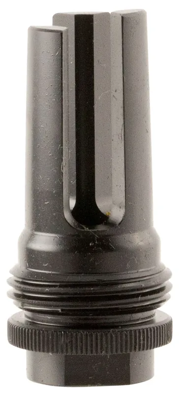 SilencerCo Hybrid ASR 3 Prong Flash Hider 9mm 1/2"x36 Steel Black