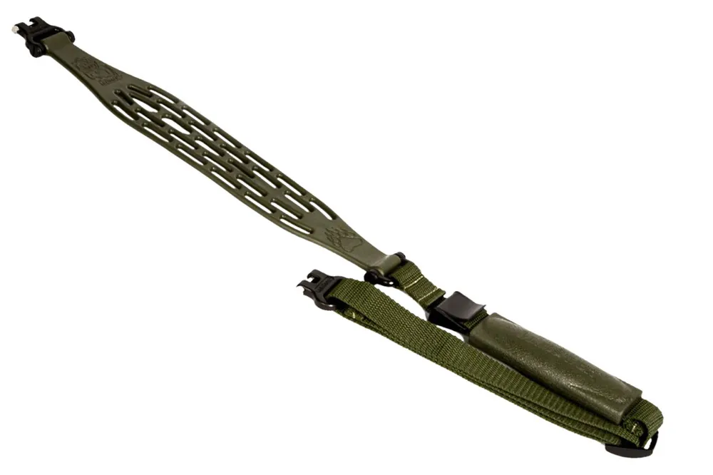 Limbsaver Kodiak-Air Sling made of OD Green NAVCOM Rubber with 2" W & Adjustable Design for Rifles